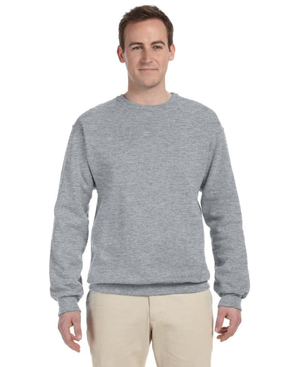 JERZEES Adult NuBlend® Fleece Crew 562 #color_ATHLETIC HEATHER