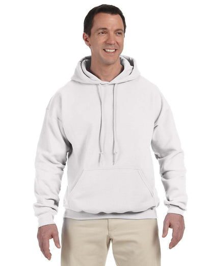 Gildan Adult DryBlend® Hooded Sweatshirt G125 #color_WHITE