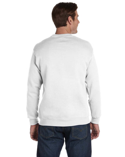 Gildan Adult DryBlend® Fleece Crew G120 #color_WHITE