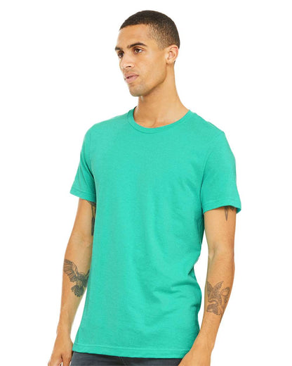 BELLA + CANVAS CVC Jersey Tee 3001CVC #colormdl_Heather Sea Green