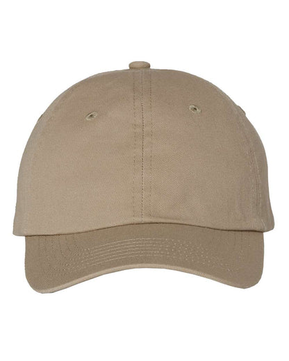 Valucap Small Fit Bio-Washed Dad Hat VC300Y #color_Khaki