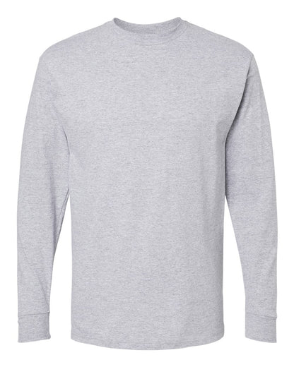 M&O Gold Soft Touch Long Sleeve T-Shirt 4820 #color_Athletic Heather