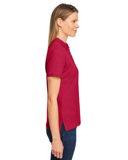 Harriton Ladies' Short-Sleeve Polo M200W #color_RED