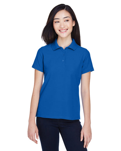 Harriton Ladies' Blend-Tek™ Polo M280W #color_TRUE ROYAL