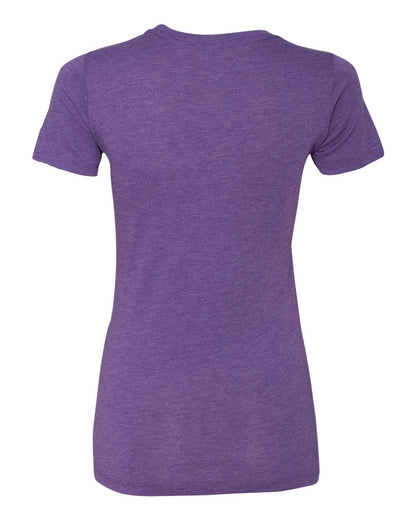 Next Level Ladies' Triblend Crew 6710 #color_Purple Rush