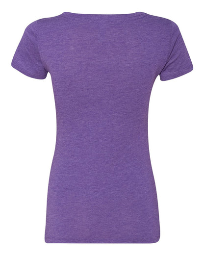 Next Level Ladies' Triblend Scoop 6730 #color_Purple Rush