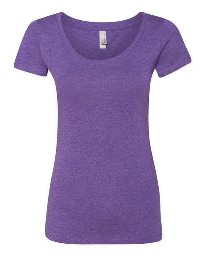 Next Level Ladies' Triblend Scoop 6730 #color_Purple Rush