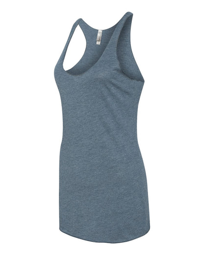 Next Level Ladies' Triblend Racerback Tank 6733 #color_Indigo