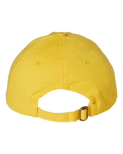 Valucap Adult Bio-Washed Classic Dad Hat VC300A #color_Yellow