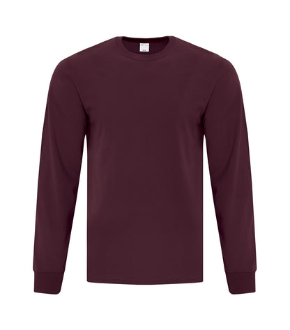 Atc Everyday Collection Everyday Cotton L/S Tee ATC1015 #color_Maroon