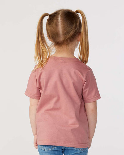 Rabbit Skins Toddler Fine Jersey Tee 3321 #colormdl_Mauvelous