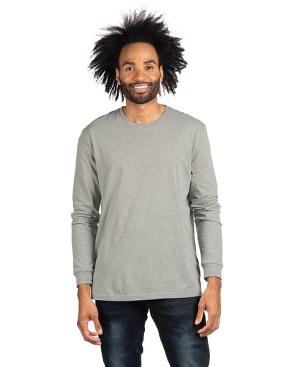Next Level Unisex CVC Long-Sleeve T-Shirt 6211NL #color_DRK HEATHER GRAY
