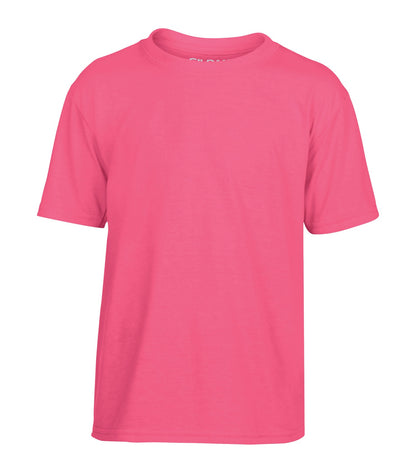 Gildan PERFORMANCE YOUTH T-SHIRT 42000B #color_Safety Pink