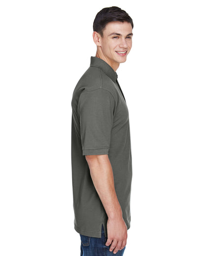 Harriton Men's Easy Blend™ Polo M265 #color_CHARCOAL