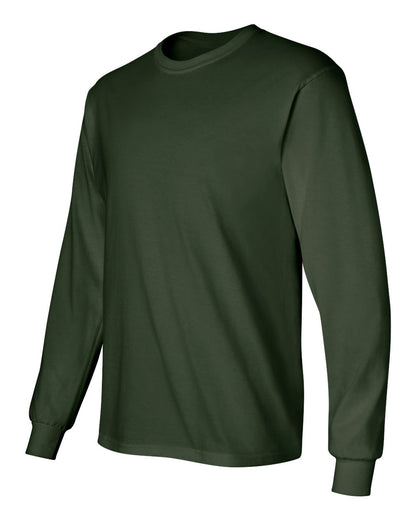 Gildan Ultra Cotton® Long Sleeve T-Shirt 2400 #color_Forest Green