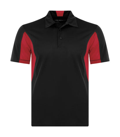 Coal Harbour Snag Resist CBlock Polo S4001 #color_Black/Red