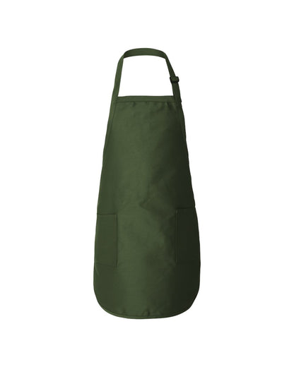 Q-Tees Full-Length Apron with Pockets Q4350 Q-Tees Full-Length Apron with Pockets Q4350