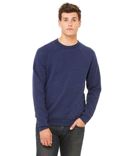 BELLA + CANVAS Unisex Sponge Fleece Crewneck Sweatshirt 3901 #color_NAVY TRIBLEND