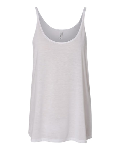 BELLA + CANVAS Ladies' Slouchy Tank 8838 #color_White