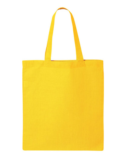 Q-Tees Economical Tote QTB #color_Yellow