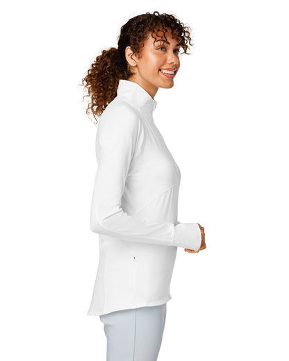 Puma Golf Ladies' Gamer Golf Quarter-Zip 533007 #color_BRIGHT WHITE