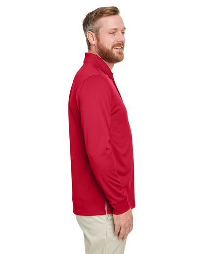 Harriton Men's Tall Advantage Long Sleeve Snag Protection Plus IL Polo M348LT #color_RED