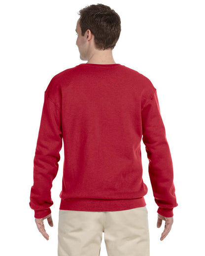 JERZEES Adult NuBlend® Fleece Crew 562 #color_TRUE RED