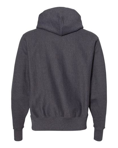 Champion Reverse Weave® Hooded Sweatshirt S101 #color_Charcoal Heather