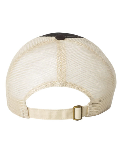 Sportsman Contrast-Stitch Mesh-Back Cap 3100 #color_Black/ Stone