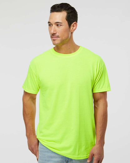 M&O Gold Soft Touch T-Shirt 4800 #colormdl_Safety Green