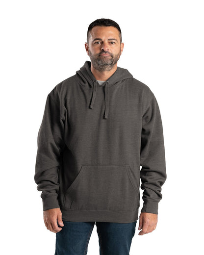 Berne Men's Tall Signature Sleeve Hooded Pullover SP401T #color_CHARCOAL