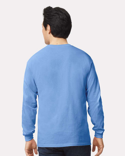 Gildan Ultra Cotton® Long Sleeve T-Shirt 2400 #colormdl_Carolina Blue