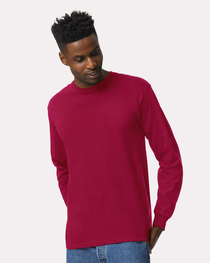 Gildan Ultra Cotton® Long Sleeve T-Shirt 2400 #colormdl_Cardinal Red