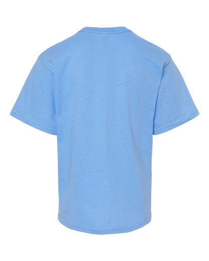 M&O Youth Gold Soft Touch T-Shirt 4850 #color_Carolina Blue