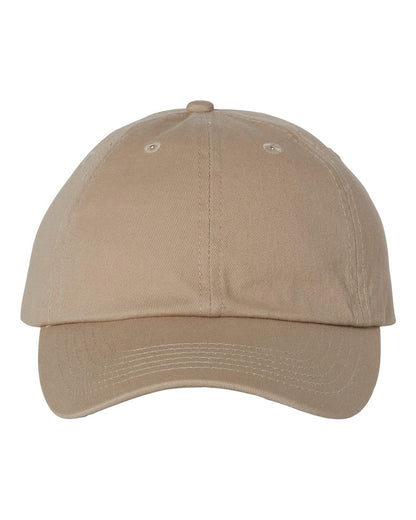 Valucap Adult Bio-Washed Classic Dad Hat VC300A #color_Khaki