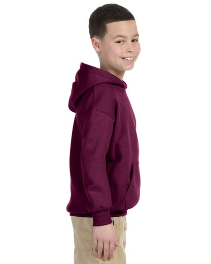 Gildan Youth Heavy Blend™ Hooded Sweatshirt G185B #color_MAROON