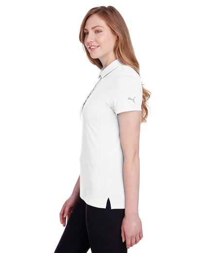 Puma Golf Ladies' Fusion Polo 596921 #color_BRIGHT WHITE