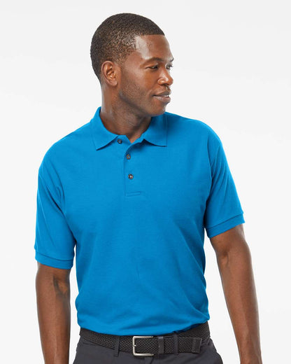 M&O Ring-Spun Piqué Polo 7002 #colormdl_Turquoise