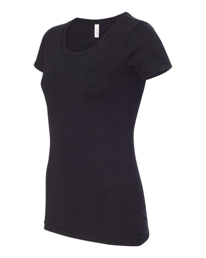 BELLA + CANVAS Women's Triblend Tee 8413 #color_Solid Black Triblend