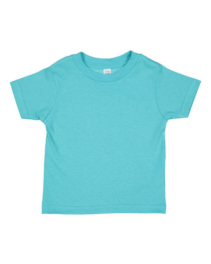 Rabbit Skins Toddler Cotton Jersey Tee 3301T #color_Caribbean