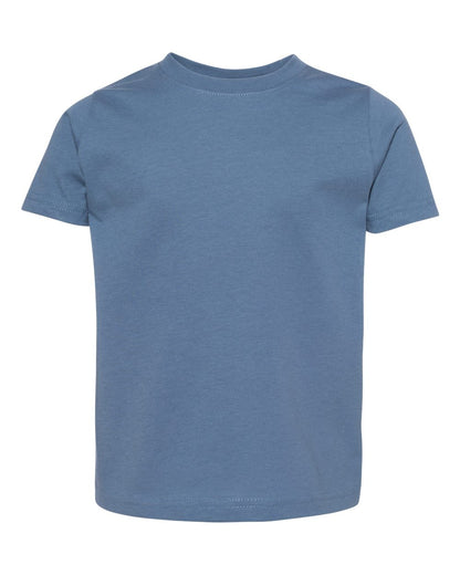 Rabbit Skins Toddler Fine Jersey Tee 3321 #color_Indigo