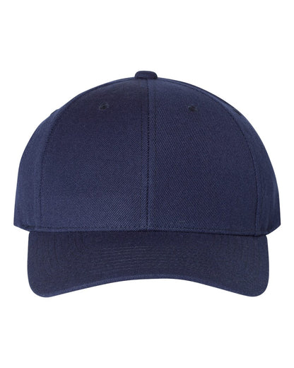 YP Classics Premium Curved Visor Snapback Cap 6789M #color_Navy