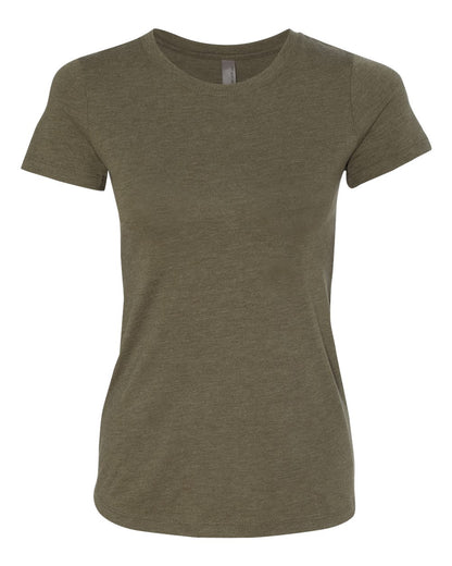Next Level Ladies' Triblend Crew 6710 #color_Military Green