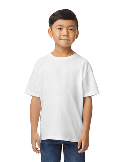 Gildan Youth Softstyle Midweight T-Shirt G650B #color_WHITE