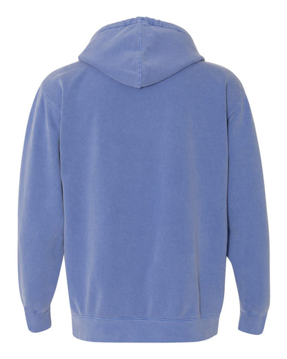 Comfort Colors Garment-Dyed Hooded Sweatshirt 1567 #color_Flo Blue