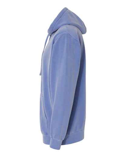 Comfort Colors Garment-Dyed Hooded Sweatshirt 1567 #color_Flo Blue