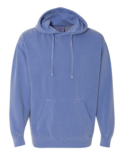 Comfort Colors Garment-Dyed Hooded Sweatshirt 1567 #color_Flo Blue