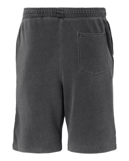 Independent Trading Co. Pigment-Dyed Fleece Shorts PRM50STPD #color_Pigment Black