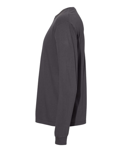 Comfort Colors Garment-Dyed Heavyweight Long Sleeve T-Shirt 6014 #color_Graphite