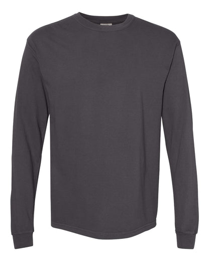 Comfort Colors Garment-Dyed Heavyweight Long Sleeve T-Shirt 6014 #color_Graphite